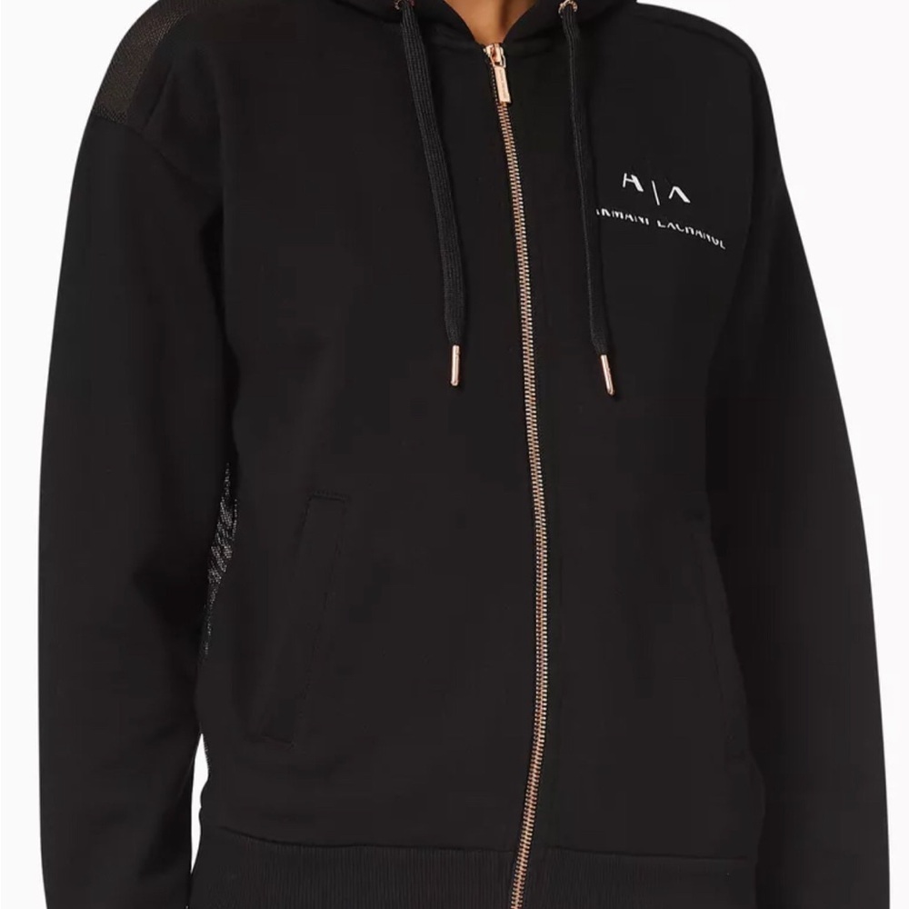 Black Armani Exchange hoodie nwot mrsp $195